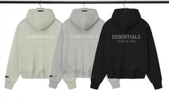 Fear of God Essentials Black Classic Full-Zip Hoodie