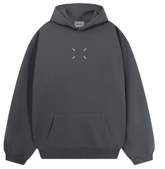 Fear of God Essentials Charcoal Cross-Stitch Hoodie