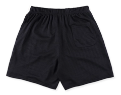 Fear of God Essentials Black White Mesh Athletic Shorts