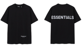Fear of God Essentials Black 3M Reflective Tee