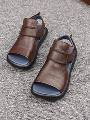 Women Summe Genuine Leather Open-toe Sandals