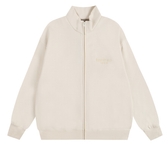 Fear of God Essentials Cream Full-Zip Stand Collar Jacket