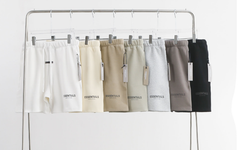 Fear of God Essentials Taupe Essential Logo Shorts