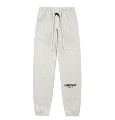 Fear of God Essentials Light Heather Grey Logo Sweatpants