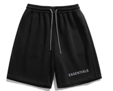 Fear of God Essentials Black Essential Logo Shorts