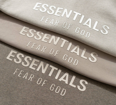Fear of God Essentials Wood Khaki Full-Zip Hoodie