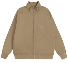 Fear of God Essentials Wood Brown Full-Zip Jacket