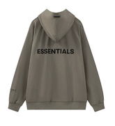 Fear of God Essentials Olive Logo Pullover Hoodie