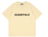 Fear of God Essentials Classic Logo Pale Yellow T-Shirt