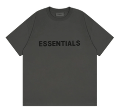 Fear of God Essentials Classic Logo Charcoal T-Shirt