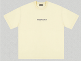 Fear of God Essentials Pale Yellow Reflective Tee
