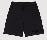 Fear of God Essentials Jet Black Tonal Shorts