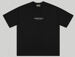 Fear of God Essentials 3M Reflective Logo T-Shirt – Black Cotton Tee