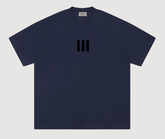 Fear of God Essentials Three Vertical Bars Navy T-Shirt