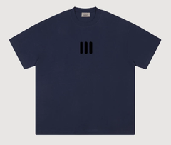 Fear of God Essentials Three Vertical Bars Navy T-Shirt