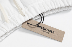 Fear of God Essentials Beige Tonal Logo Shorts