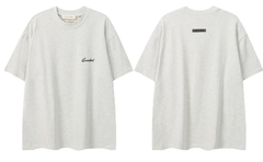 Fear of God Essentials Script Logo Heather Grey T-Shirt