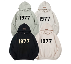 Fear of God Essentials 1977 Flocked Pullover Hoodie