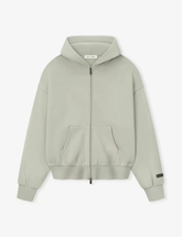 Fear of God Essentials Sage Green Full-Zip Hoodie