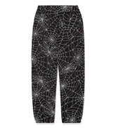Sp5der Embroidered AOP Sweatpants Black