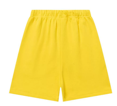 Fear of God Essentials Yellow Tonal Logo Shorts