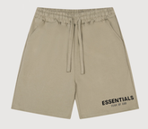 Fear of God Essentials Khaki Core Logo Shorts