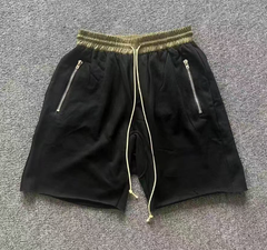 Fear of God 4th Season Black Raw Hem Terry Shorts