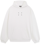 Fear of God Essentials White Cross Stitch Hoodie