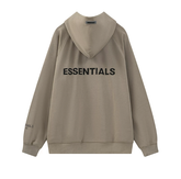 Fear of God Essentials Taupe Logo Pullover Hoodie