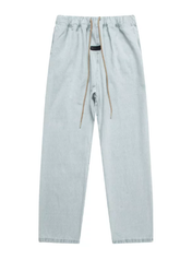 Fear of God Essentials Light Wash Denim Relaxed Pants