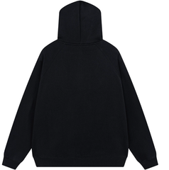 Fear of God Essentials Black Tonal Logo Hoodie