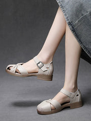 Women Genuine Leather Comfort Sandals