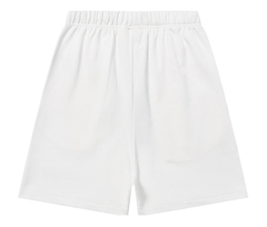 Fear of God Essentials White Tonal Logo Fleece Shorts