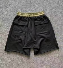 Fear of God 4th Season Black Raw Hem Terry Shorts