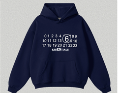 Fear of God Essentials Navy Number Graphic Hoodie