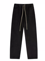 Fear of God Essentials Black Denim Drawstring Pants