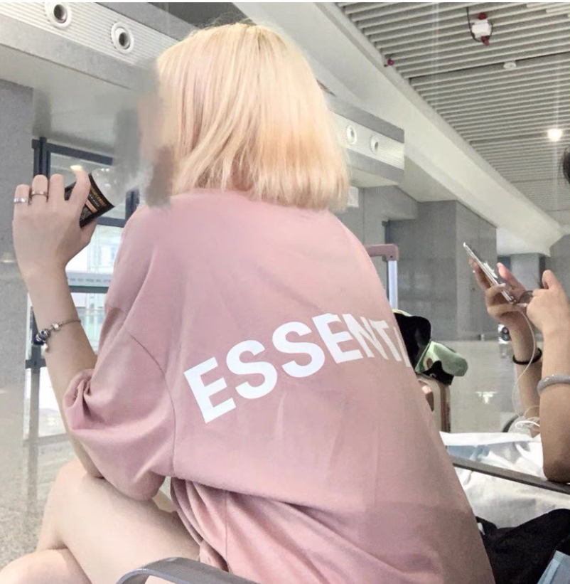 Fear of God Essentials Dusty Rose 3M Reflective Tee