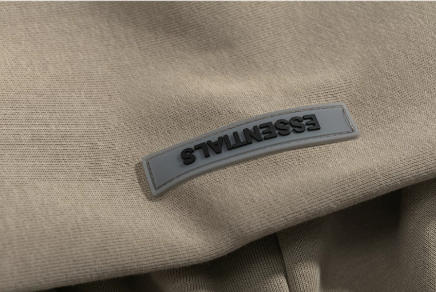 Fear of God Essentials Taupe Logo Pullover Hoodie