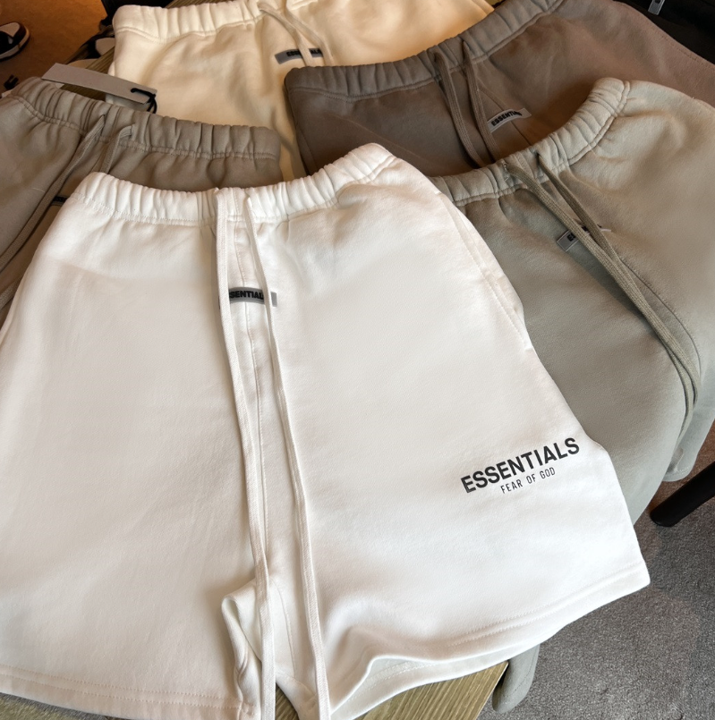 Fear of God Essentials Cream 3M Logo Shorts