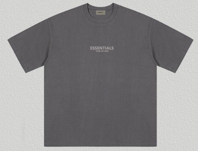Fear of God Essentials Charcoal Reflective Tee