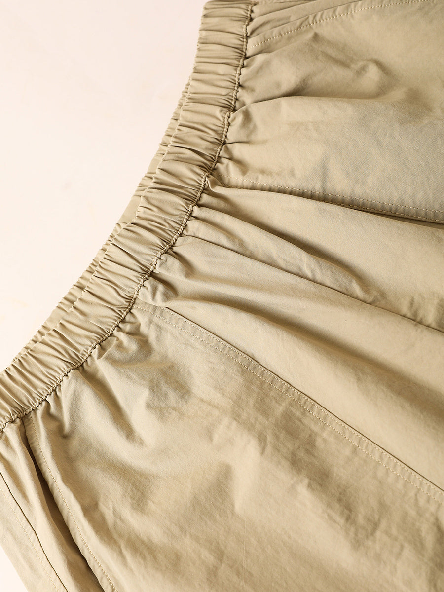 Plus Size Women Summer Casual 100%Cotton Wide-leg Pants