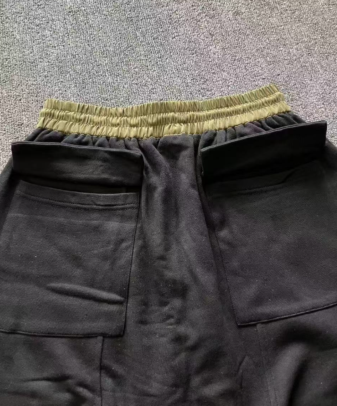 Fear of God 4th Season Black Raw Hem Terry Shorts