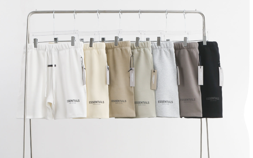 Fear of God Essentials Taupe Essential Logo Shorts