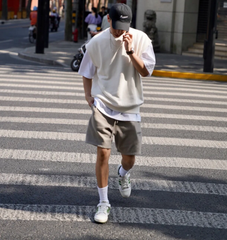 Fear of God Essentials Taupe Essential Logo Shorts