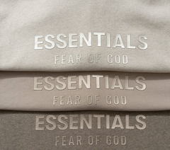 Fear of God Essentials Dark Oatmeal Full-Zip Hoodie
