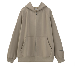 Fear of God Essentials Taupe Logo Pullover Hoodie
