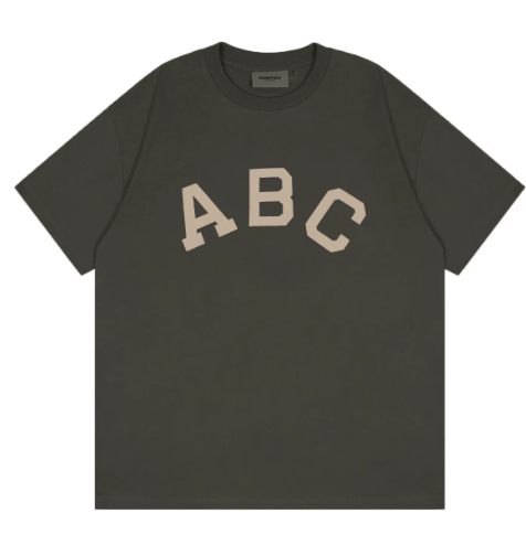 Fear of God Essentials ABC Varsity Olive T-Shirt