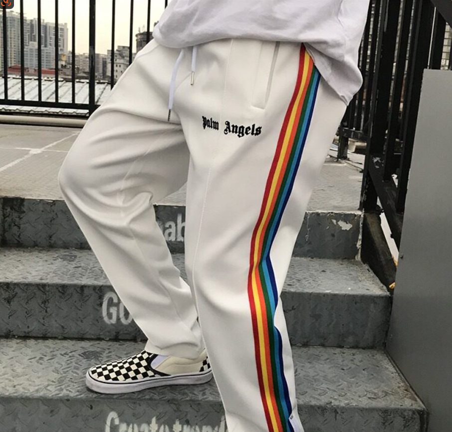 FOG Essentials Rainbow Stripe Track Pants