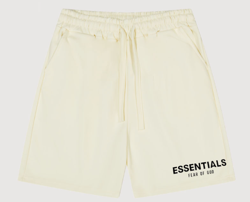 Fear of God Essentials Cream Signature Logo Shorts