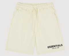 Fear of God Essentials Cream Signature Logo Shorts
